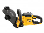 A yellow and black DEWALT cordless power tool, 54V, with an ergonomic grip, designed for use on construction and maintenance tasks.