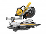 A yellow and black DEWALT cordless power tool, 54V, with an ergonomic grip, designed for use on construction and maintenance tasks.