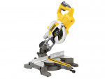 A yellow and black DEWALT cordless power tool, 54V, with an ergonomic grip, designed for use on construction and maintenance tasks.