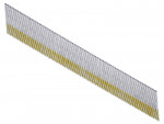 A stainless steel wire nail with a flat head and a smooth shank, for general-purpose timber fastening.