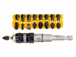 A yellow and black DEWALT cordless power tool, with an ergonomic grip, designed for use on construction and maintenance tasks.