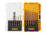 A yellow and black DEWALT cordless power tool, with an ergonomic grip, designed for use on construction and maintenance tasks.