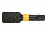 A yellow and black DEWALT cordless power tool, with an ergonomic grip, designed for use on construction and maintenance tasks.