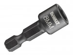 A steel hex nut with an internally threaded profile, for use with a matching bolt or threaded rod.