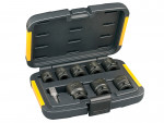 A yellow and black DEWALT cordless power tool, with an ergonomic grip, designed for use on construction and maintenance tasks.