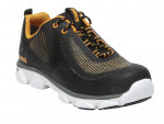 A safety trainer with a composite toecap, a cushioned insole, and a lightweight anti-slip sole, suitable for lighter-duty site work.