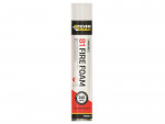 A 750ml spray can of Everbuild adhesive or sealant, for bonding insulation, fabrics, and lightweight materials.