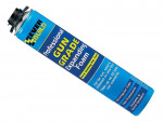 A 750ml can of Everbuild expanding polyurethane foam sealant with a trigger or straw nozzle, for filling gaps and insulating cavities.