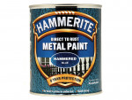 Hammerite HMMHFB750 Direct to Rust Hammered Finish Metal Paint Blue 750ml