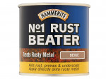 A 250ml tin of Hammerite protective metal paint for long-lasting rust protection on ferrous metal surfaces.,