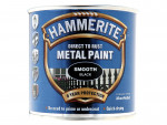 Hammerite HMMSFB25L Direct to Rust Smooth Finish Metal Paint Black 2.5 Litre