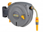 A hose or pipe fitting in metal or plastic, for connecting and sealing fluid lines in plumbing and site applications.