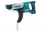 A teal and black Makita cordless power tool, 18V, with an ergonomic grip, designed for use on construction and maintenance tasks.