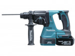 A teal and black Makita cordless SDS-Plus rotary hammer drill with 18V hammer, rotation, and chisel modes, for drilling and chiselling into concrete and masonry.
