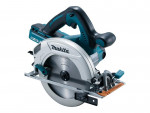 A teal and black Makita cordless circular saw with a 36V motor, an adjustable bevel plate, and a blade guard, for ripping and cross-cutting timber.