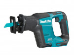A teal and black Makita cordless reciprocating saw with 18V variable speed and a quick-release blade clamp, for demolition and rough cutting.
