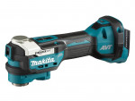 A teal and black Makita cordless power tool, 18V, with an ergonomic grip, designed for use on construction and maintenance tasks.