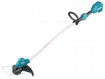 A teal and black Makita cordless power tool, 18V, with an ergonomic grip, designed for use on construction and maintenance tasks.