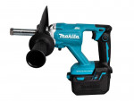 A teal and black Makita cordless power tool, 18V, with an ergonomic grip, designed for use on construction and maintenance tasks.