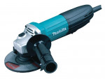 A teal and black Makita corded angle grinder with a 240V motor, a side handle, and a wheel guard, for grinding, cutting, and surface preparation.