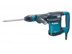 A teal and black Makita cordless SDS-Max rotary hammer drill with 110V hammer, rotation, and chisel modes, for drilling and chiselling into concrete and masonry.