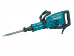 A teal and black Makita corded power tool, 110V, with an ergonomic grip, designed for use on construction and maintenance tasks.