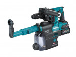 A teal and black Makita cordless SDS-Plus rotary hammer drill with 40V hammer, rotation, and chisel modes, for drilling and chiselling into concrete and masonry.