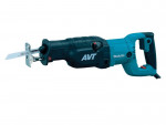 A teal and black Makita corded reciprocating saw with 240V variable speed and a quick-release blade clamp, for demolition and rough cutting.