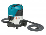 A teal and black Makita cordless leaf blower with 110V variable airflow control and a concentrator nozzle.,