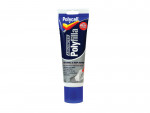 A tub of ready-mixed filler with a smooth white consistency, for repairing cracks and holes in plaster, timber, and masonry.