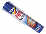 A 825ml can of expanding polyurethane foam sealant with a trigger or straw nozzle, for filling gaps and insulating cavities.