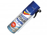 A 500ml can of expanding polyurethane foam sealant with a trigger or straw nozzle, for filling gaps and insulating cavities.