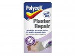 A 450g tub of ready-mixed filler with a smooth white consistency, for repairing cracks and holes in plaster, timber, and masonry.
