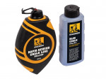 A marking tool with a hardened scribing tip or pencil lead, used for accurately marking cut lines on timber, metal, and masonry.