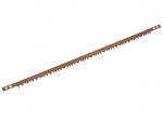 A saw with a hardened blade and a comfortable handle, for cutting timber, metal, or masonry.