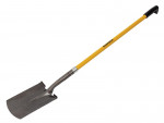 A Roughneck long square-bladed spade with a steel blade and a wooden or fibreglass shaft, for general digging work.