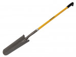 A Roughneck long square-bladed spade with a steel blade and a wooden or fibreglass shaft, for general digging work.