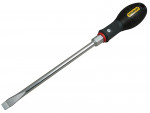 A Stanley multi-tip screwdriver with a comfort-grip handle and a hardened steel tip, for general assembly and fastening work.