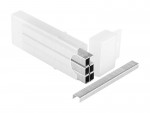 A steel wire nail with a flat head and a smooth shank, for general-purpose timber fastening.