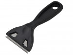 A Stanley hand tool with a metal working end and an ergonomic handle, designed for general construction and maintenance tasks.