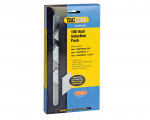 A steel wire nail with a flat head and a smooth shank, for general-purpose timber fastening.