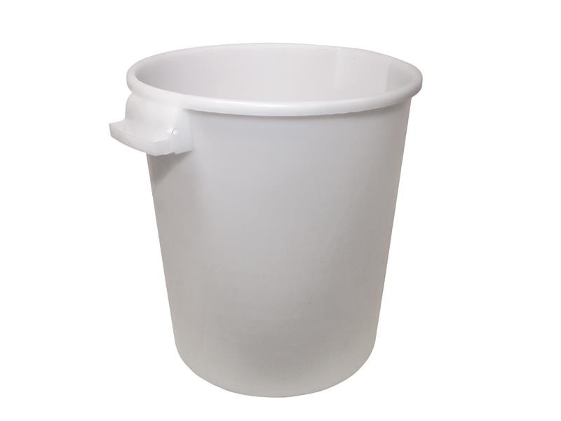 Faithfull FAI10GBUCKET Builder's Bucket 50 litre (10 gallon) - White