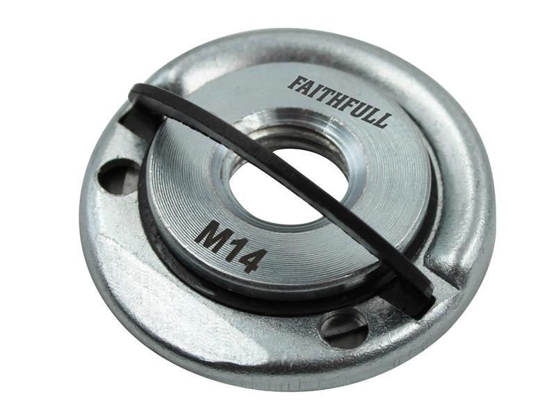 A steel M14 hex nut with an internally threaded profile, for use with a matching bolt or threaded rod.
