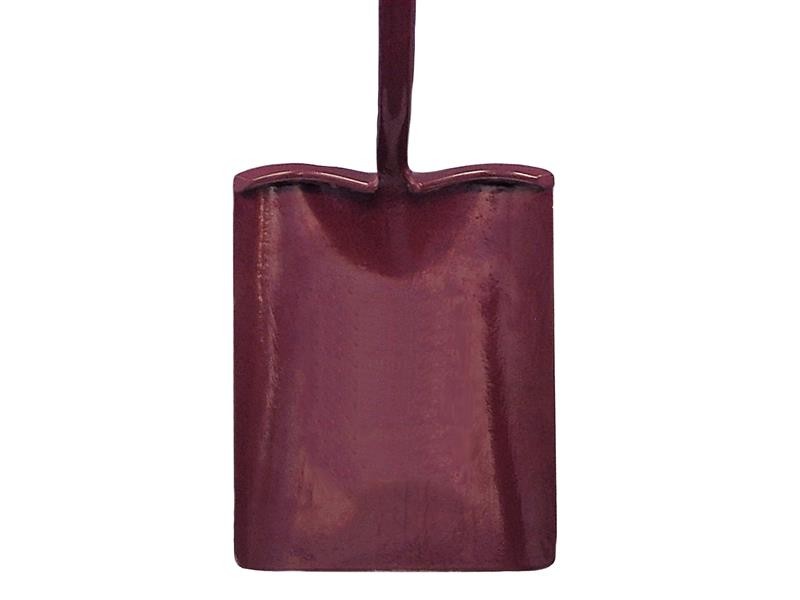 A Faithfull short-handled square-bladed spade with a steel blade and a wooden or fibreglass shaft, for general digging work.