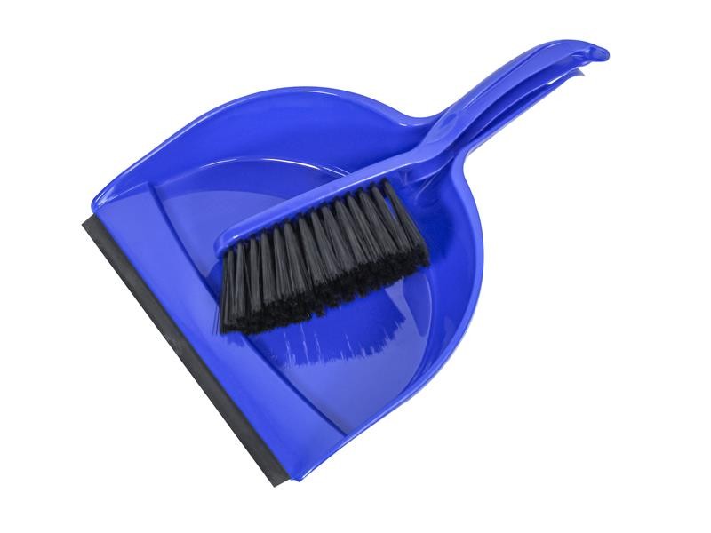 Faithfull FAIBRDUSTSET Plastic Dustpan & Brush Set