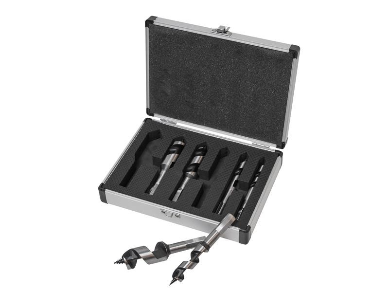 A set of 6 Faithfull screwdrivers with colour-coded handles covering a range of flathead and Phillips sizes.,