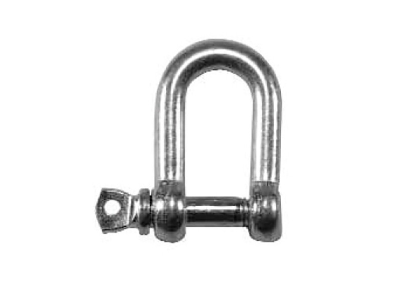 Faithfull FAICHDS60 D-Shackle Zinc Plated 6mm (Pack 4)