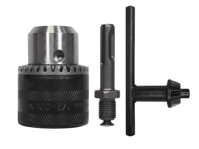 Faithfull FAICHUCK12 Chuck & Key 13mm Capacity 1/2 x 20 UNF