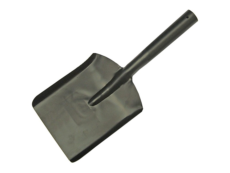 A Faithfull short-handled square-bladed spade with a steel blade and a wooden or fibreglass shaft, for general digging work.