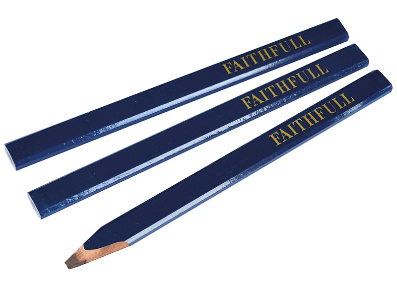 A marking tool with a hardened scribing tip or pencil lead, used for accurately marking cut lines on timber, metal, and masonry.